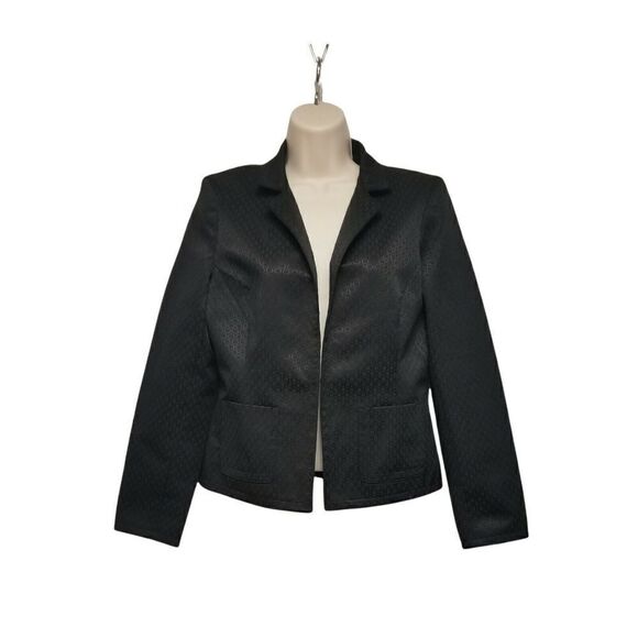 New York Jones York Collection Blazer Color Black Size 6 - Picture 1 of 9